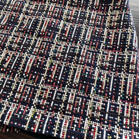 Halogen Petite Tweed Mini Skirt Multicolor Size 16 - Picture 3 of 8